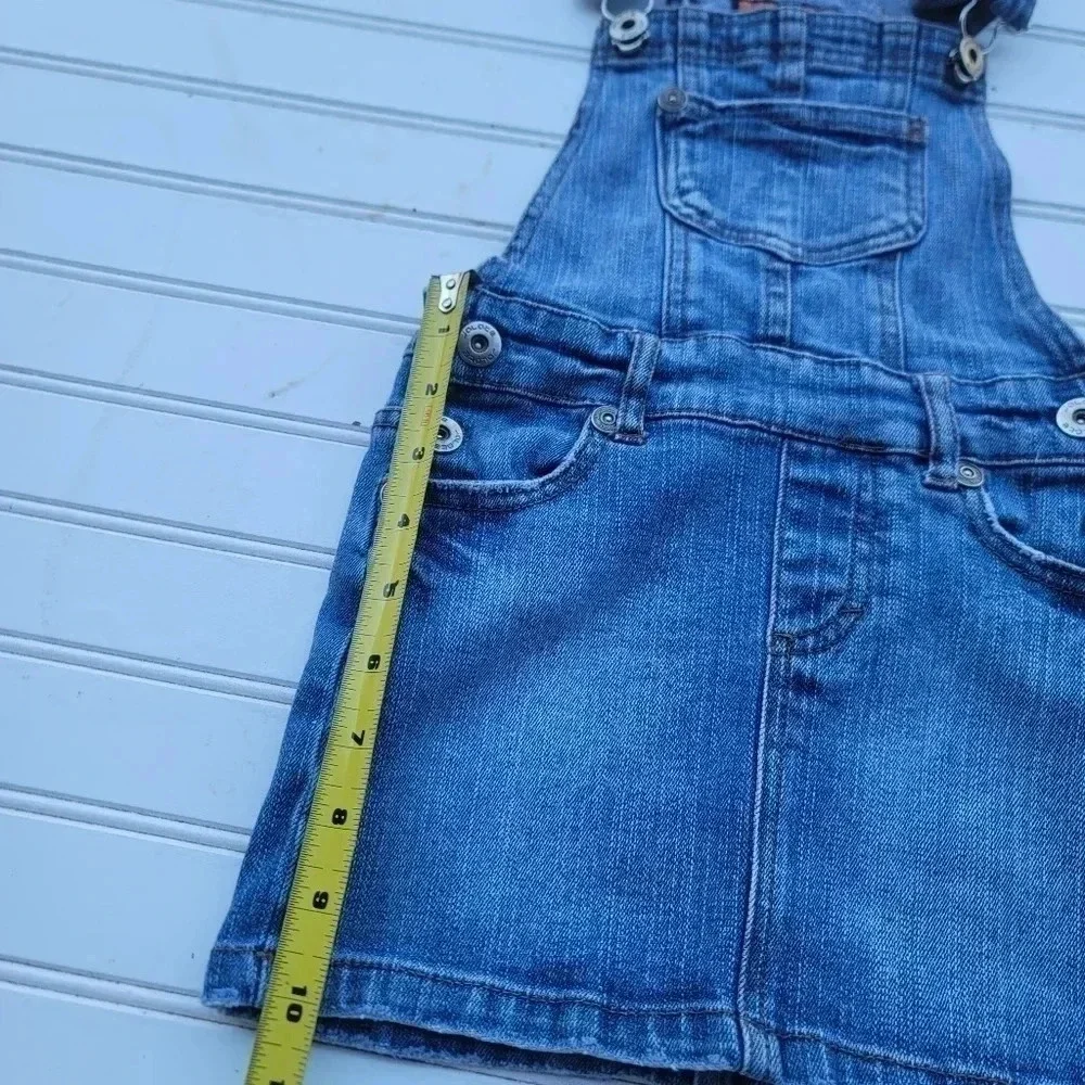 Jalate Denim Dress Jumper Overall Jeans Adjustable Blue Sz 5